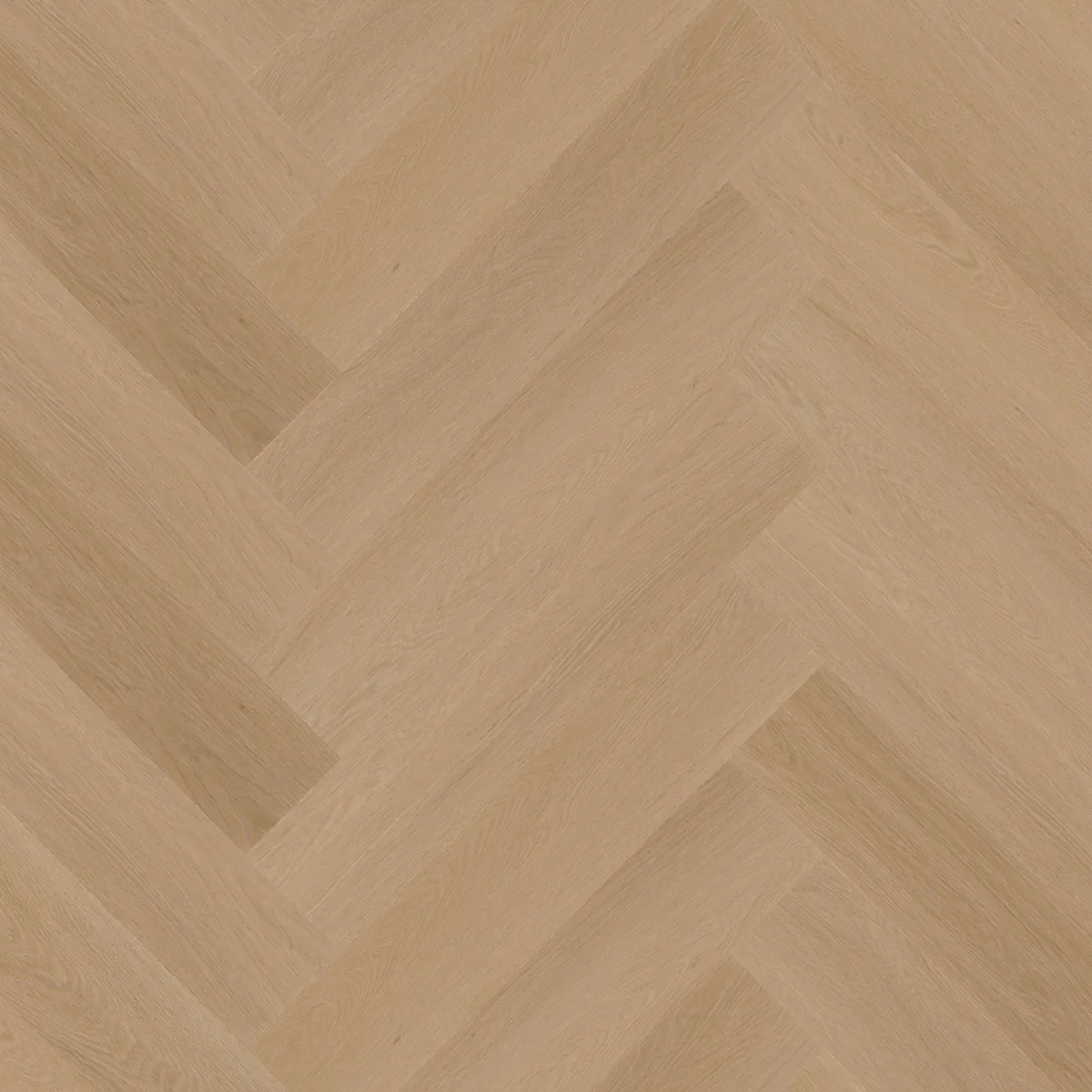 Fulham / Estino dark oak, visgraat plak pvc gelegd, recht van boven gezien
