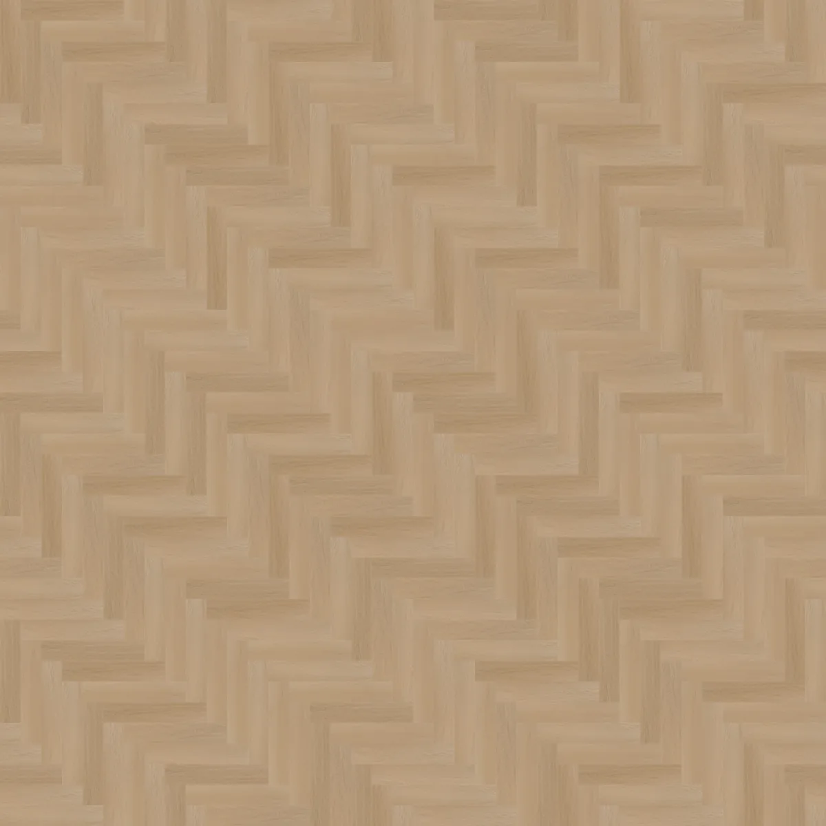 Fulham / Estino Natural oak, visgraat klik pvc van dichtbij, de houtnerf in beeld