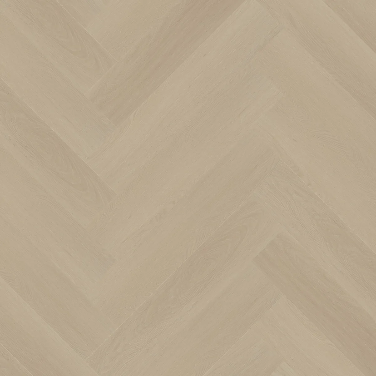 Fulham / Estino Beige, visgraat klik pvc gelegd, recht van boven gezien