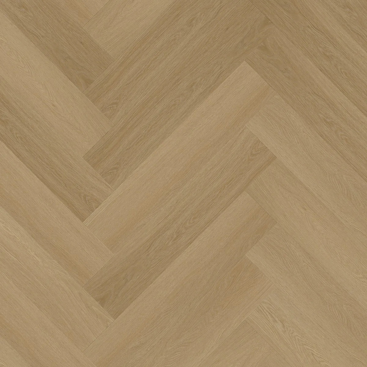 Fulham / Estino Warm oak, visgraat klik pvc gelegd, recht van boven gezien