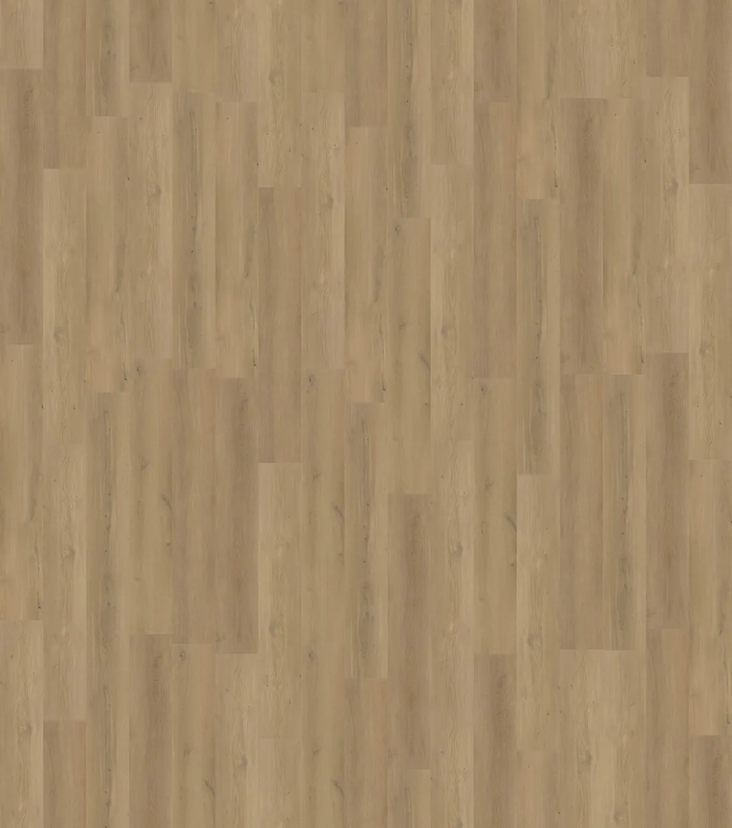 Greenwich / Espero warm oak, plak pvc van dichtbij, de houtnerf in beeld