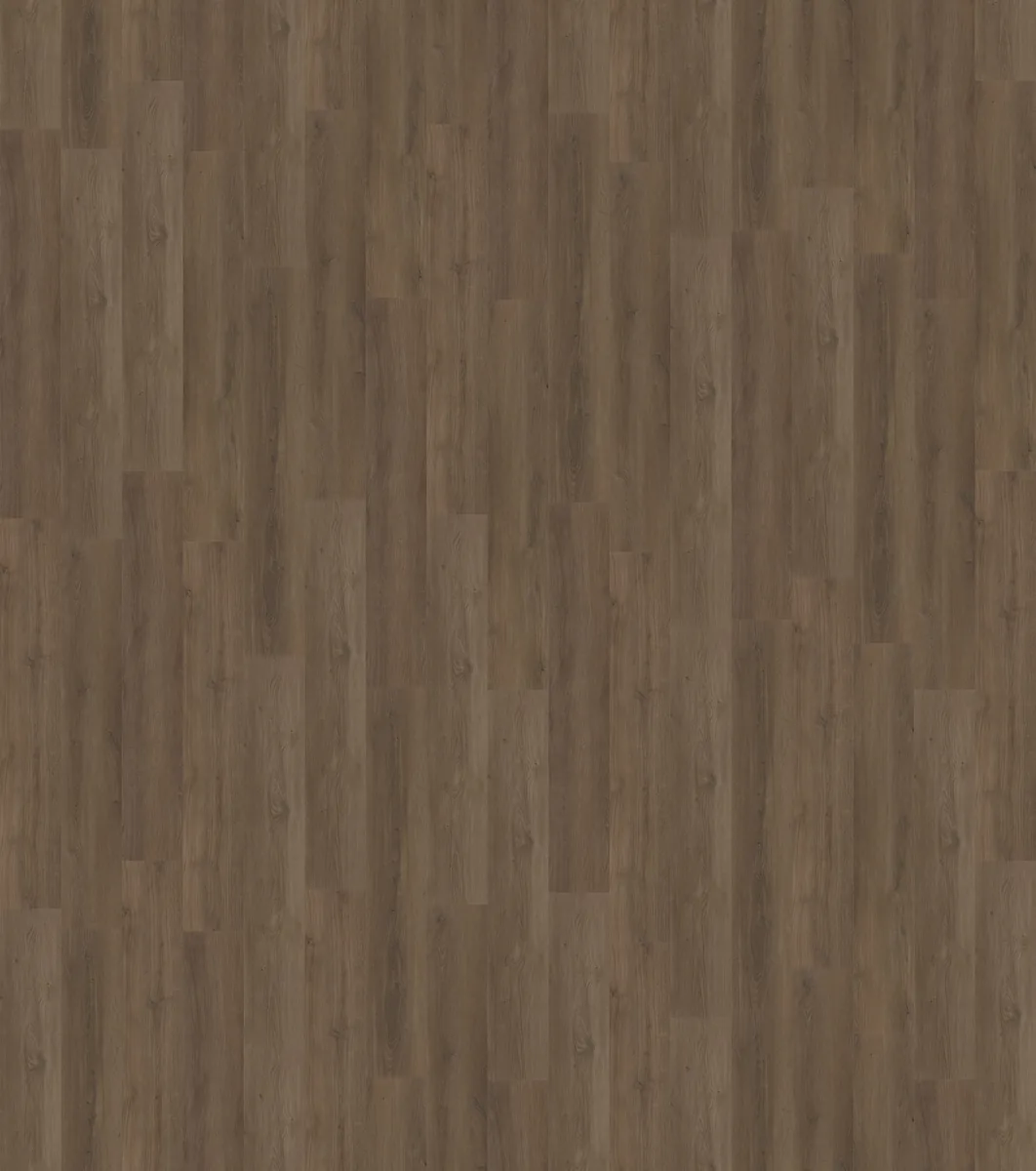 Greenwich / Espero warm brown, plak pvc van dichtbij, de houtnerf in beeld