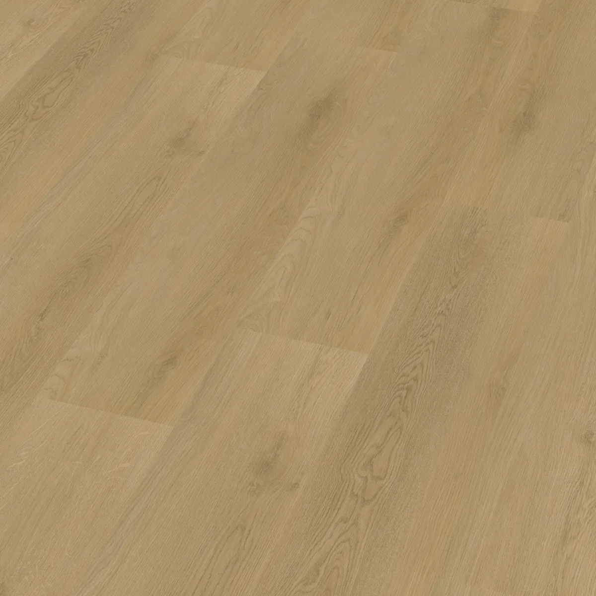 Merton / Navaro light oak, plak pvc schuin van boven, met het verspringende legverband in beeld