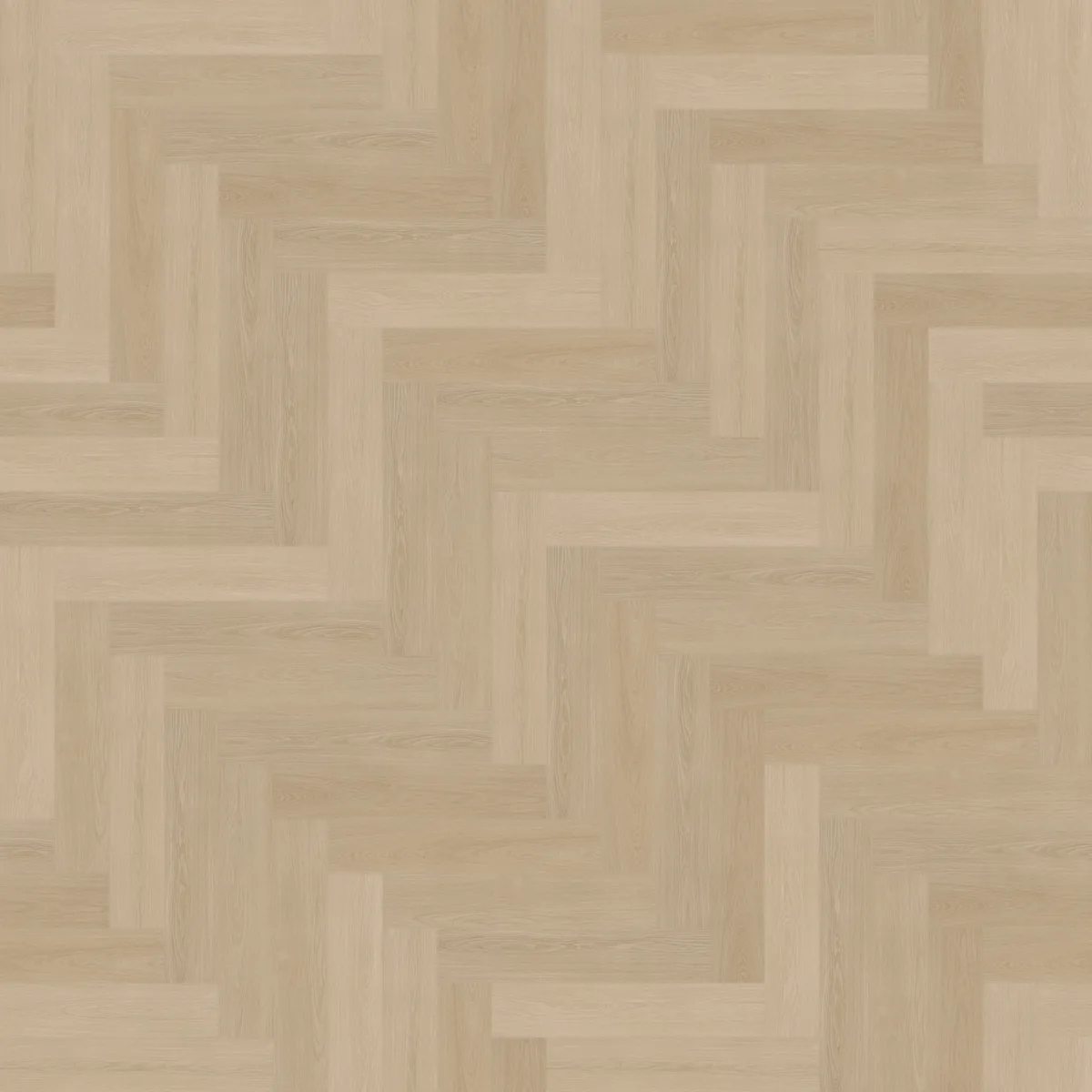 Brentford / Soleno Natural, visgraat klik pvc van dichtbij, de houtnerf in beeld