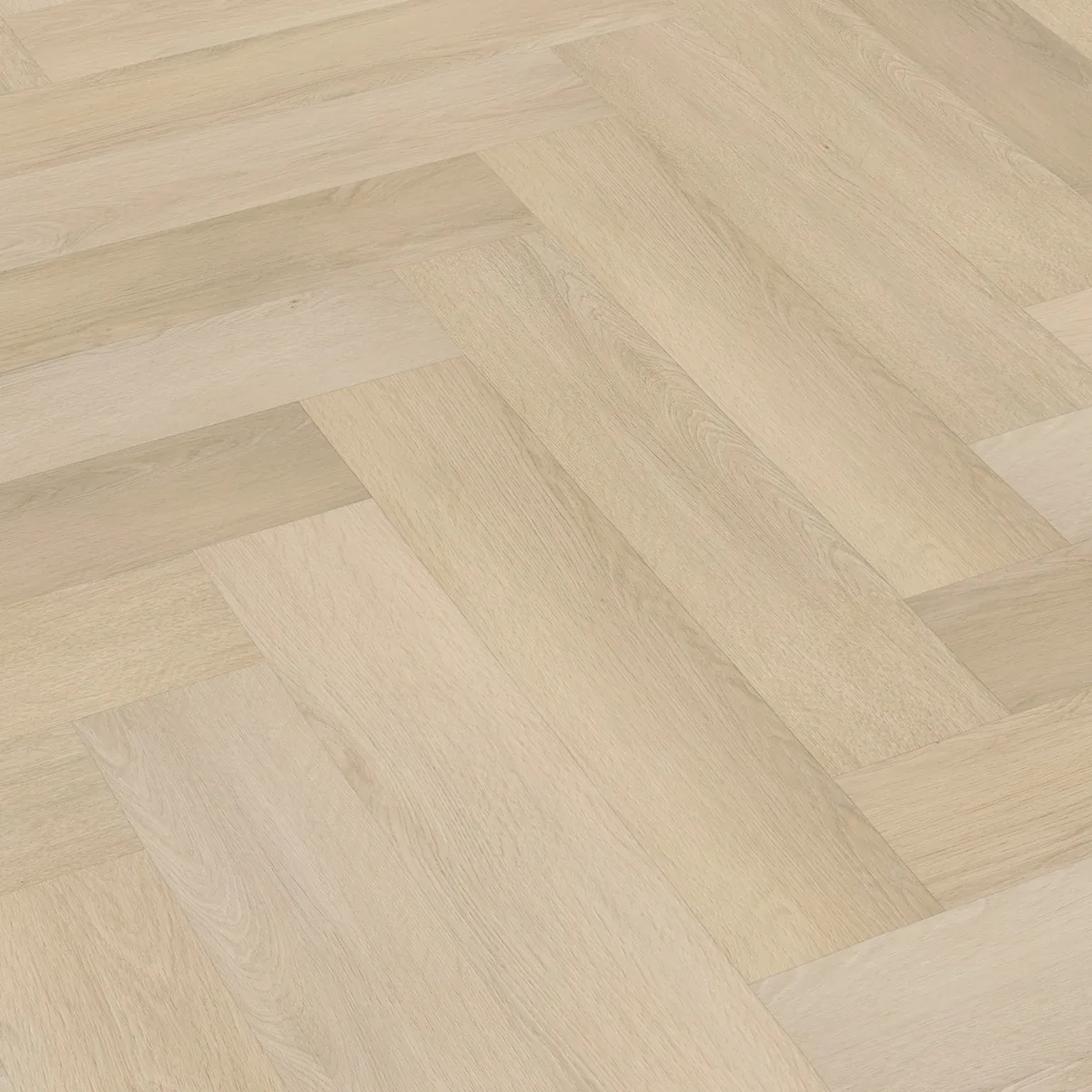 Mayfair / Marento Natural, EVC-vloer schuin van boven, met het verspringende legverband in beeld