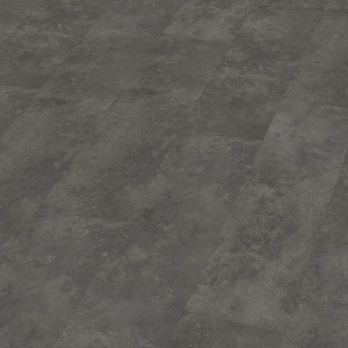Finsbury / Viretto Grey, plak pvc schuin van boven, met het verspringende legverband in beeld
