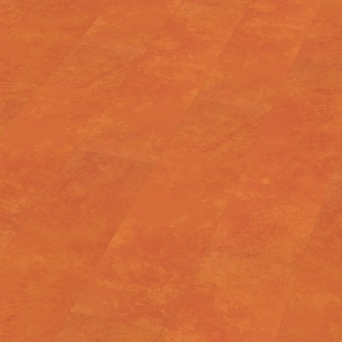 Finsbury / Viretto Orange, plak pvc schuin van boven, met het verspringende legverband in beeld