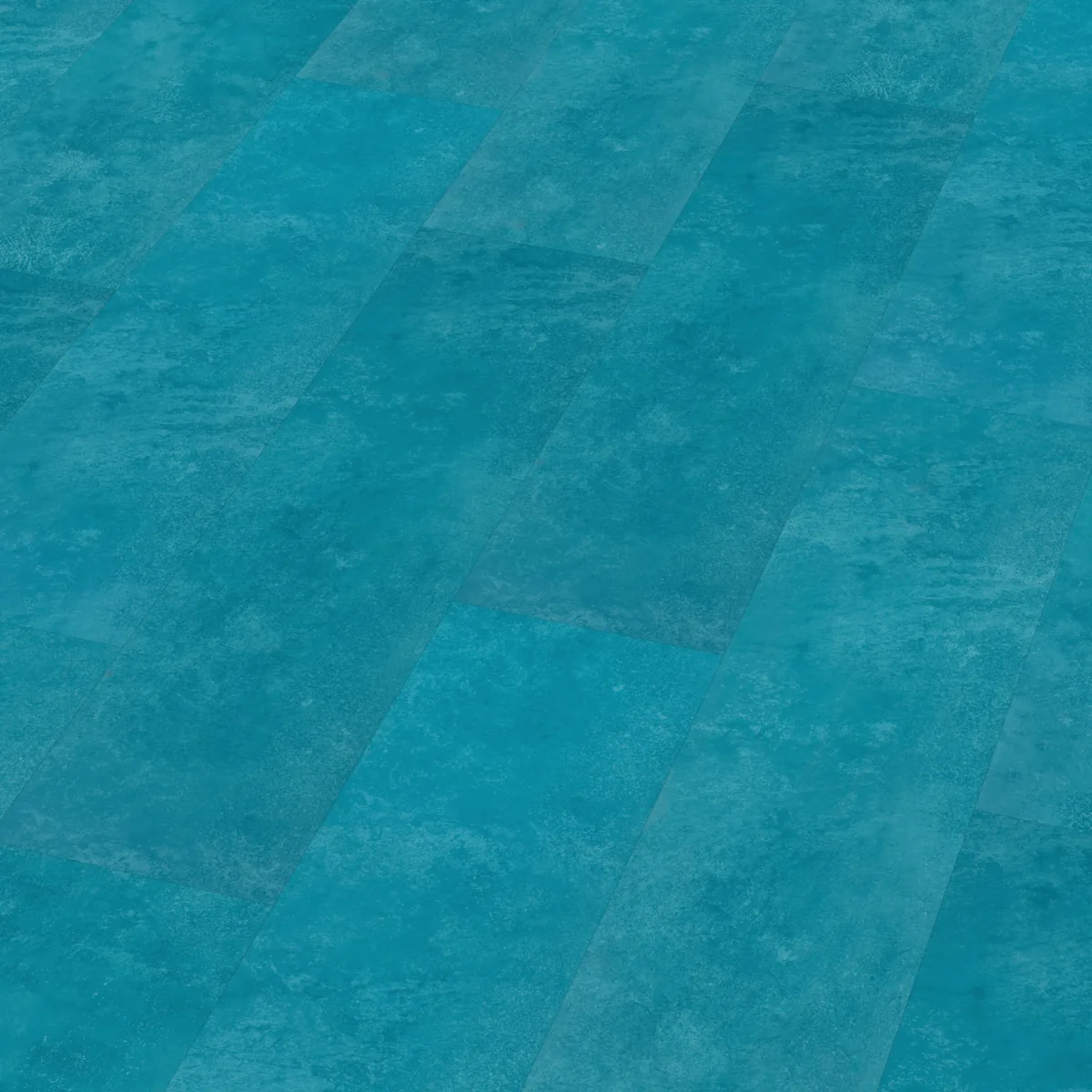 Finsbury / Viretto Blue, plak pvc schuin van boven, met het verspringende legverband in beeld