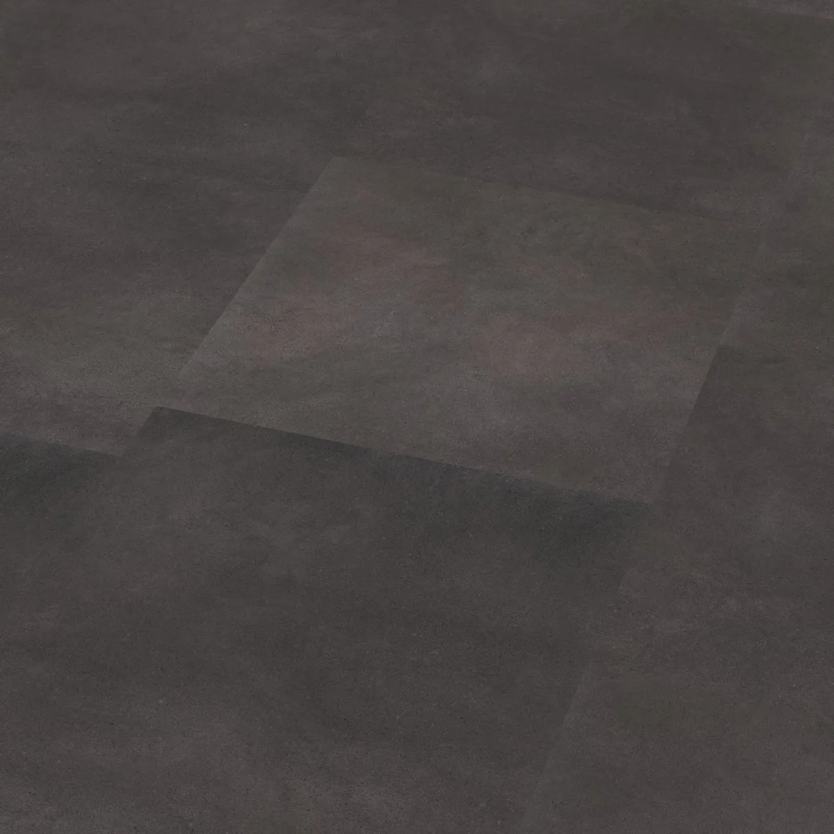 Peckham / Baroso anthracite, klik pvc schuin van boven, met het verspringende legverband in beeld