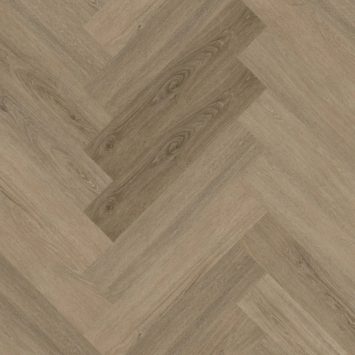 Sutton / Viranto Smoky, visgraat plak pvc gelegd, recht van boven gezien