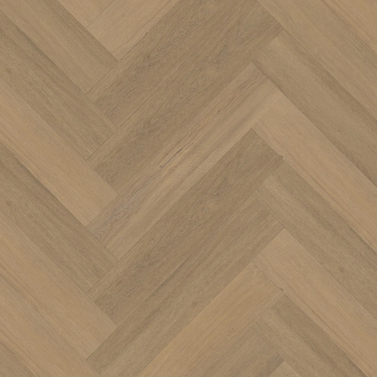 Sutton / Viranto Warm natural, visgraat klik pvc gelegd, recht van boven gezien