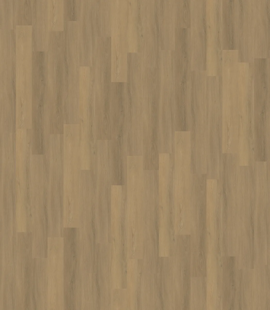 Sutton / Viranto Warm natural, klik pvc van dichtbij, de houtnerf in beeld