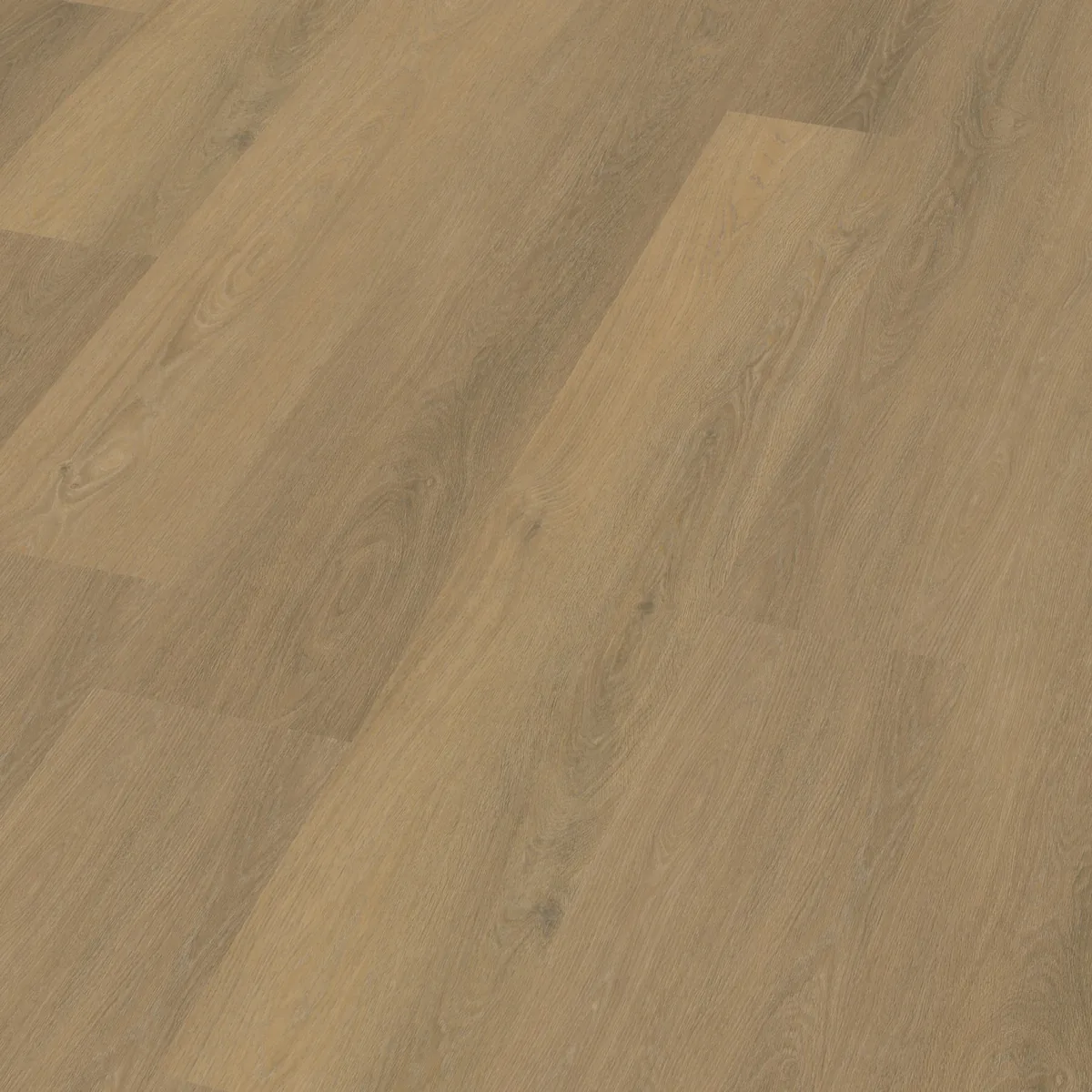 Sutton / Viranto Warm natural, klik pvc schuin van boven, met het verspringende legverband in beeld