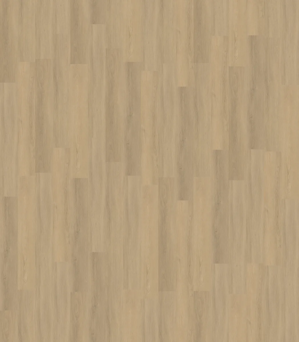 Sutton / Viranto Warm beige, klik pvc van dichtbij, de houtnerf in beeld