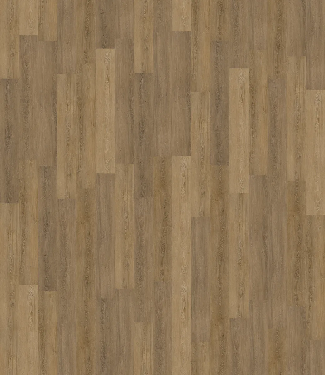 Sutton / Viranto Light brown, klik pvc van dichtbij, de houtnerf in beeld