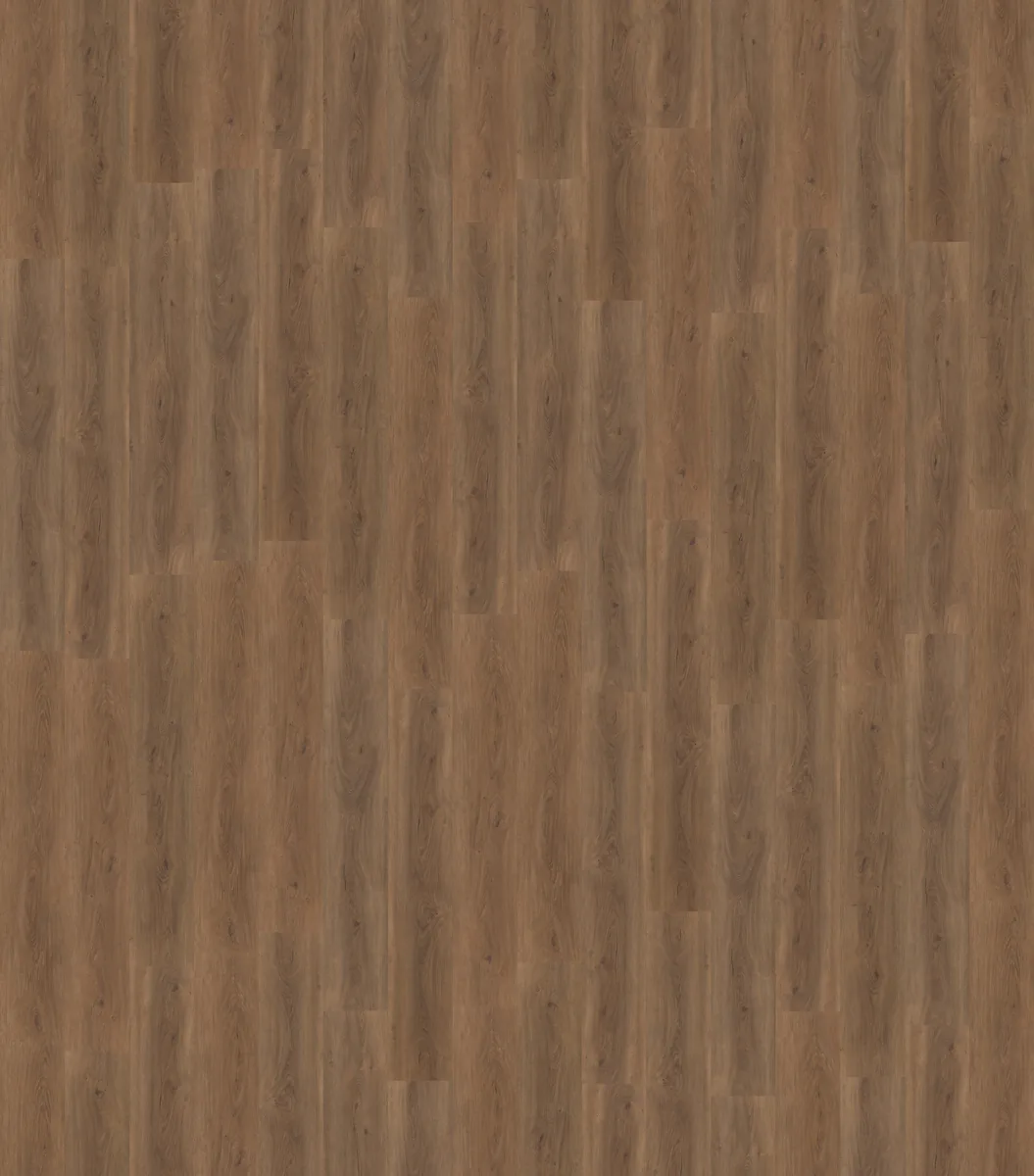 Parramatta / Robusto warm brown, plak pvc van dichtbij, de houtnerf in beeld