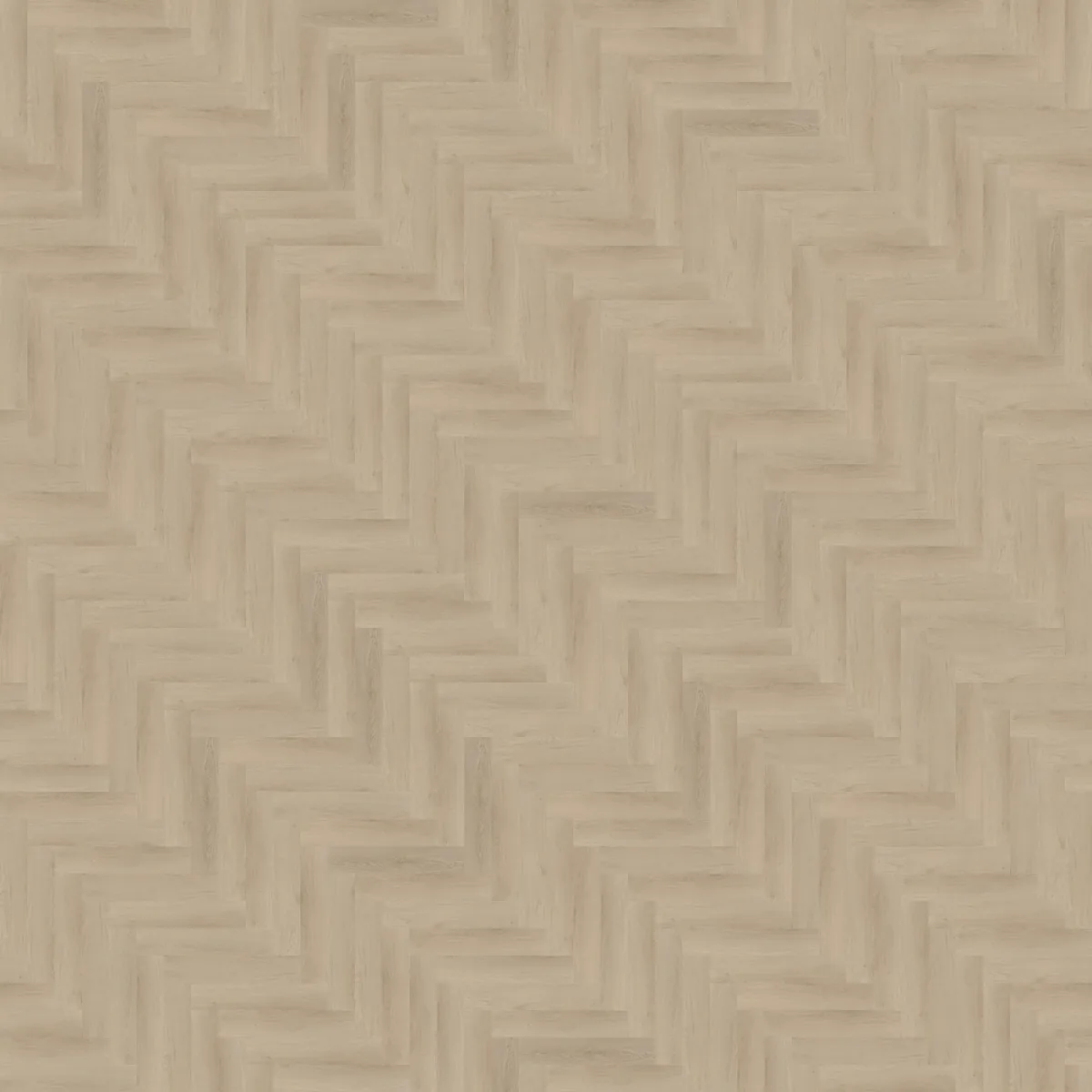 Merton / Navaro beige, visgraat plak pvc van dichtbij, de houtnerf in beeld