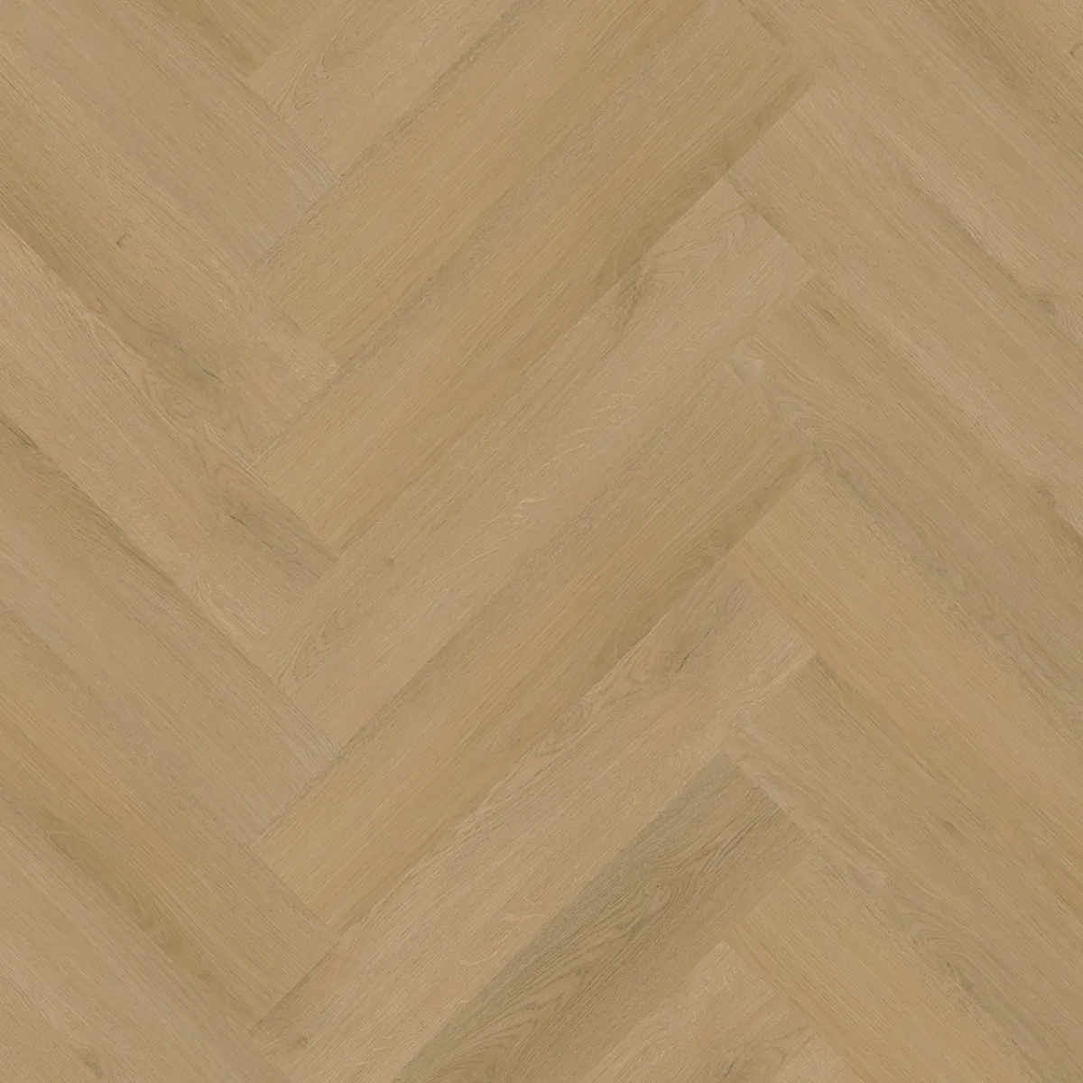 Merton / Navaro light oak, visgraat plak pvc gelegd, recht van boven gezien