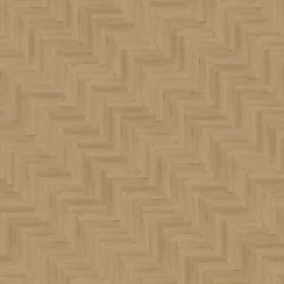 Merton / Navaro light oak, visgraat plak pvc van dichtbij, de houtnerf in beeld