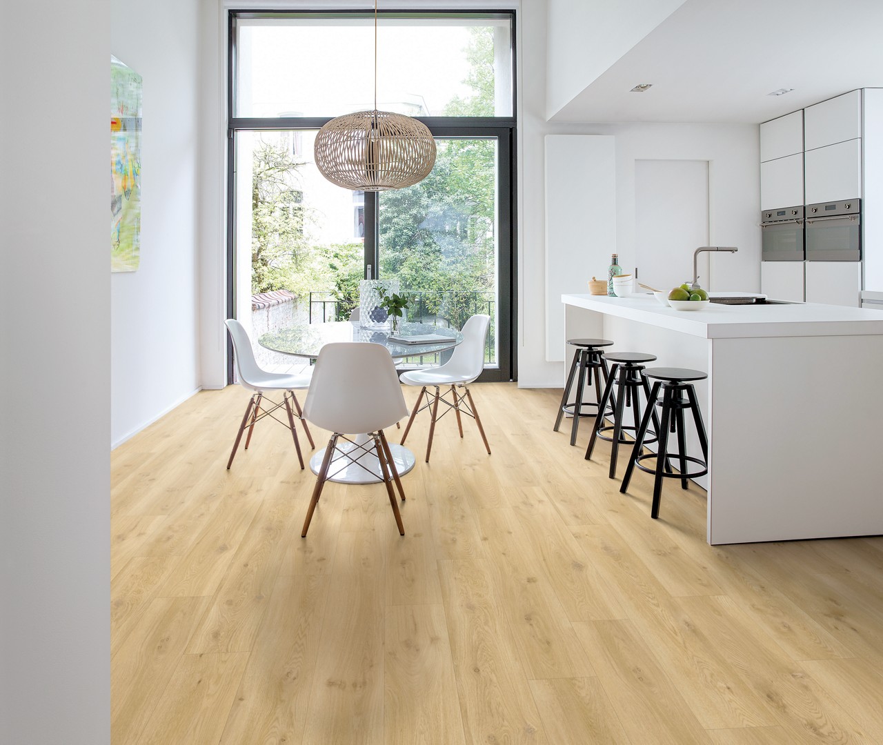 Quick-Step Blos base Drijvende beige eik AVSPT40018 - pvc plankvloer