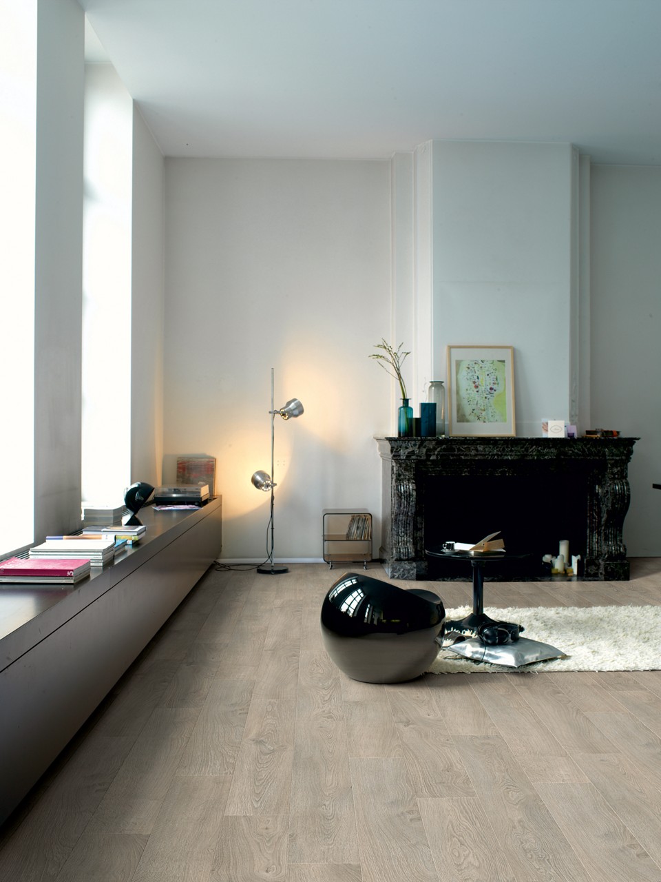 Quick-Step Classic Oude lichtgrijze eik CLM1405 - laminaat plankvloer