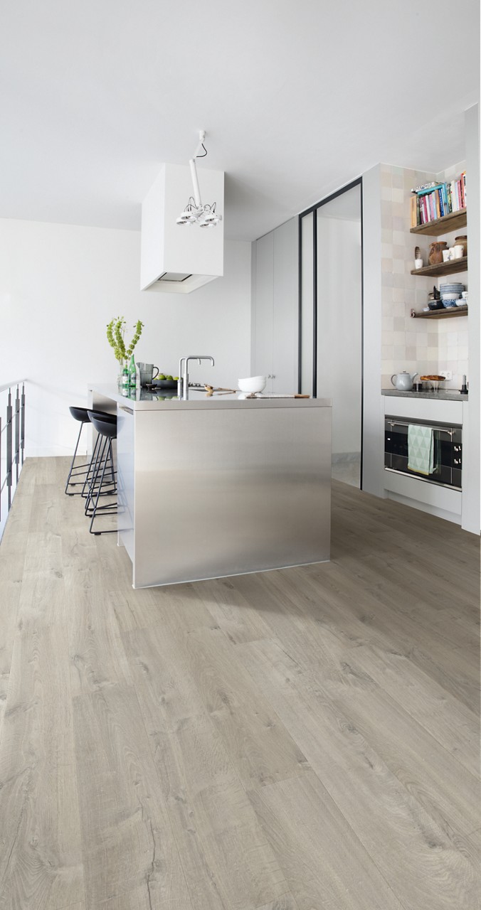 Quick-Step Impressive Ultra Zachte grijze eik IMU3558 - laminaat plankvloer