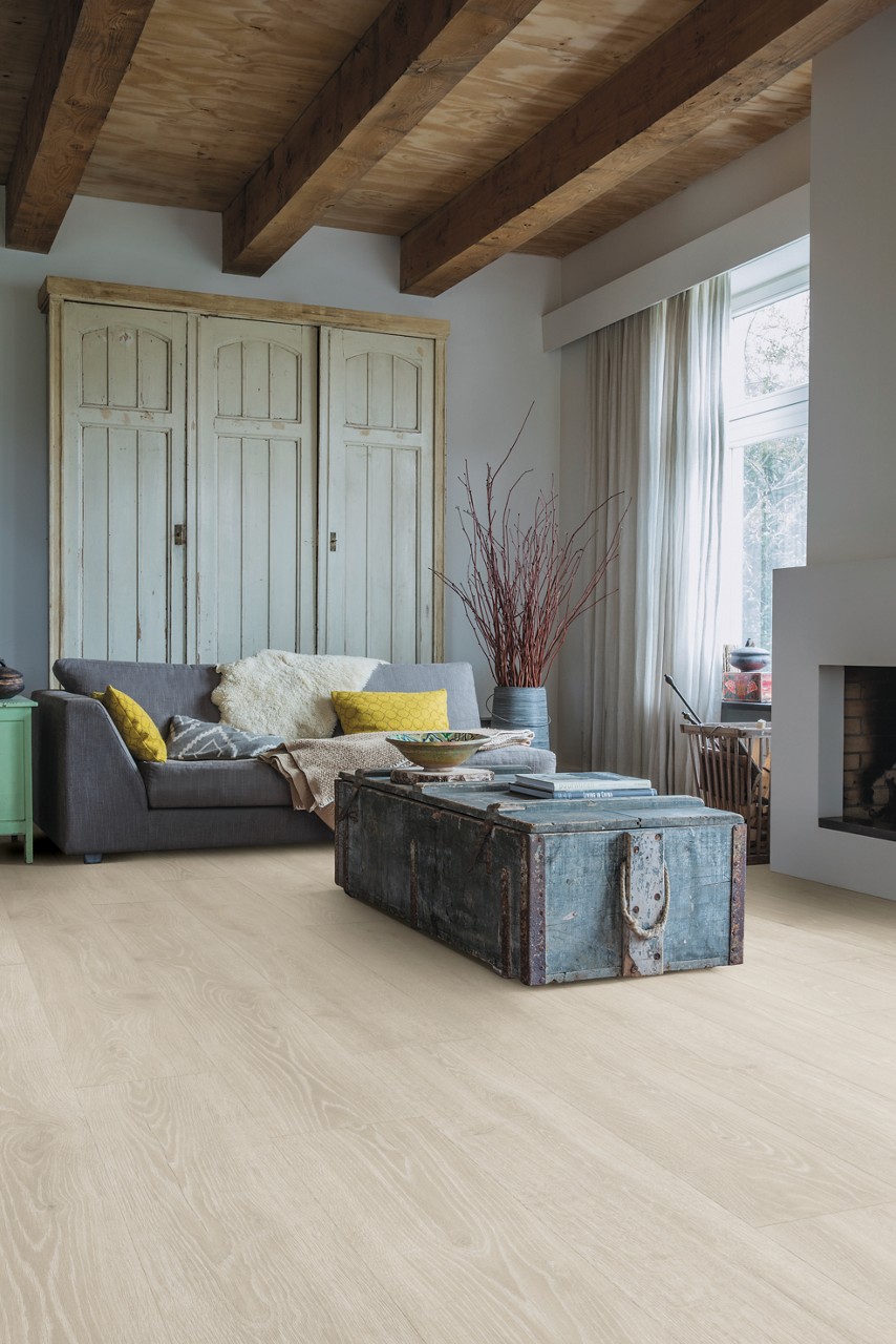 Quick-Step Majestic Bosland lichtgrijze eik MJ3547 - laminaat plankvloer