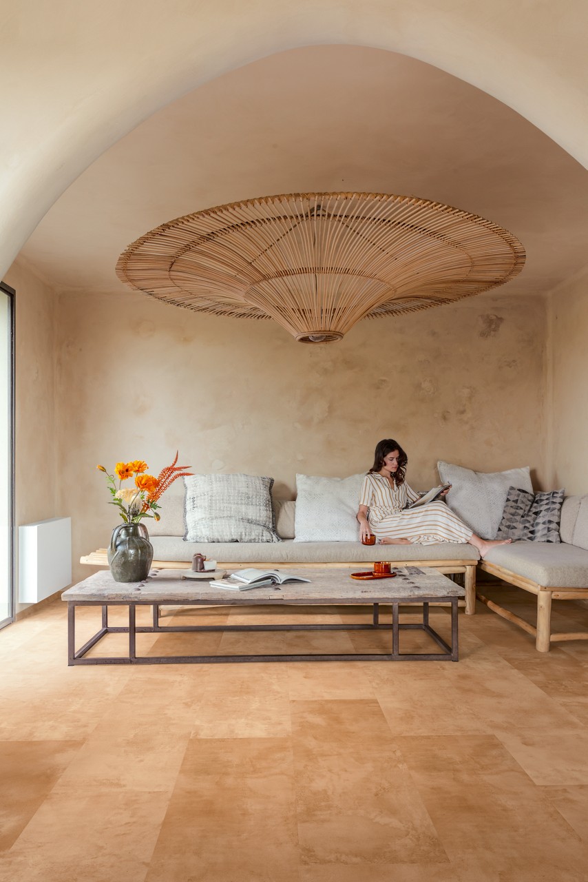 Quick-Step Muse Terracotta MUS5490 - laminaat vloer met tegelpatroon