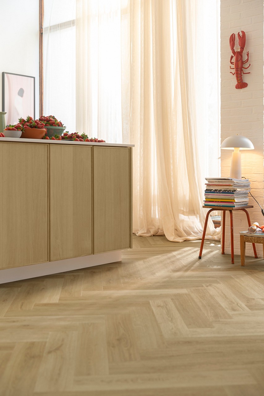 Quick-Step Ciro AVHBU40362 Botanisch beige – PVC – interieurfoto 6