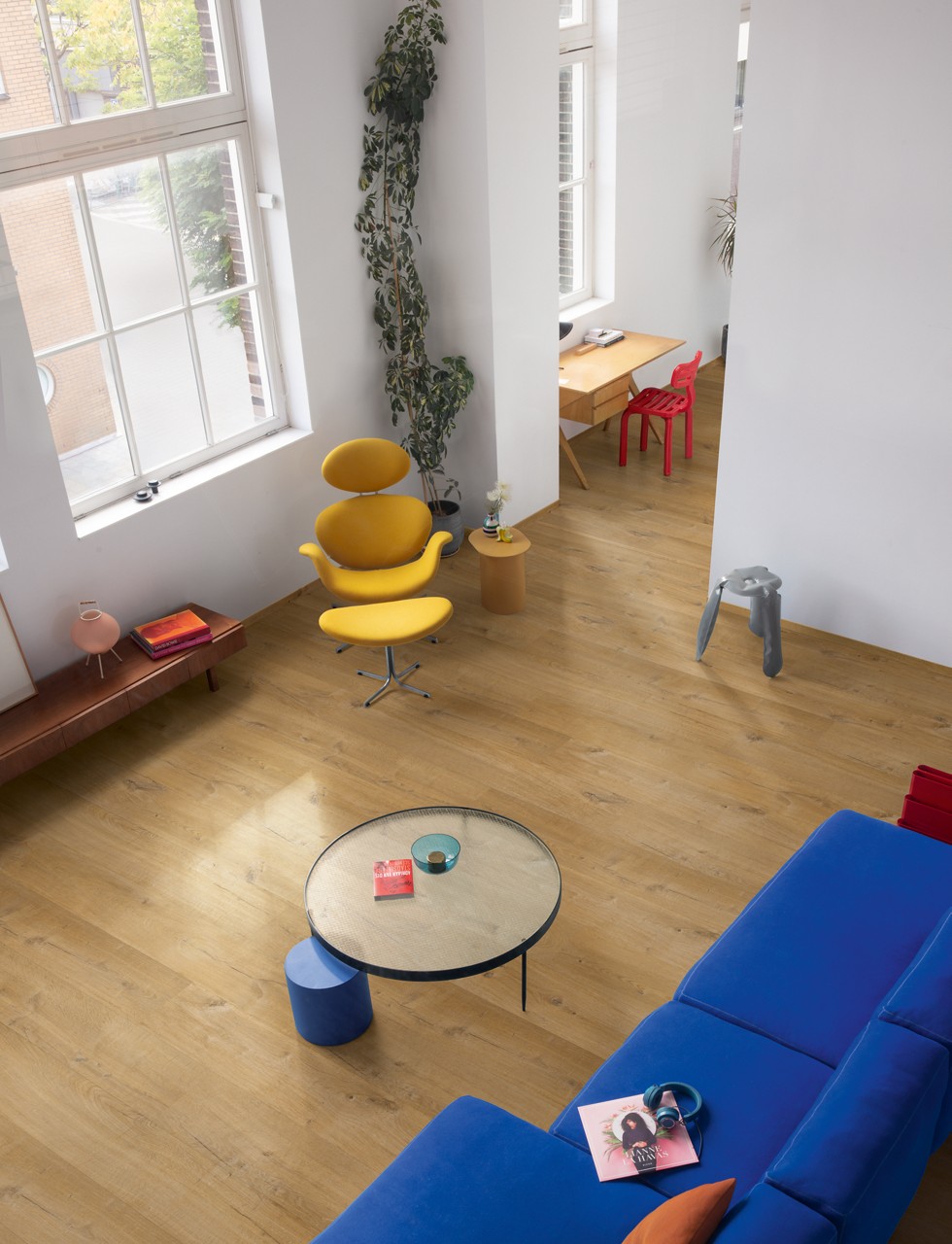 Quick-Step Bloom AVMPU40203 Katoen diep naturelle eik – PVC – interieurfoto 3