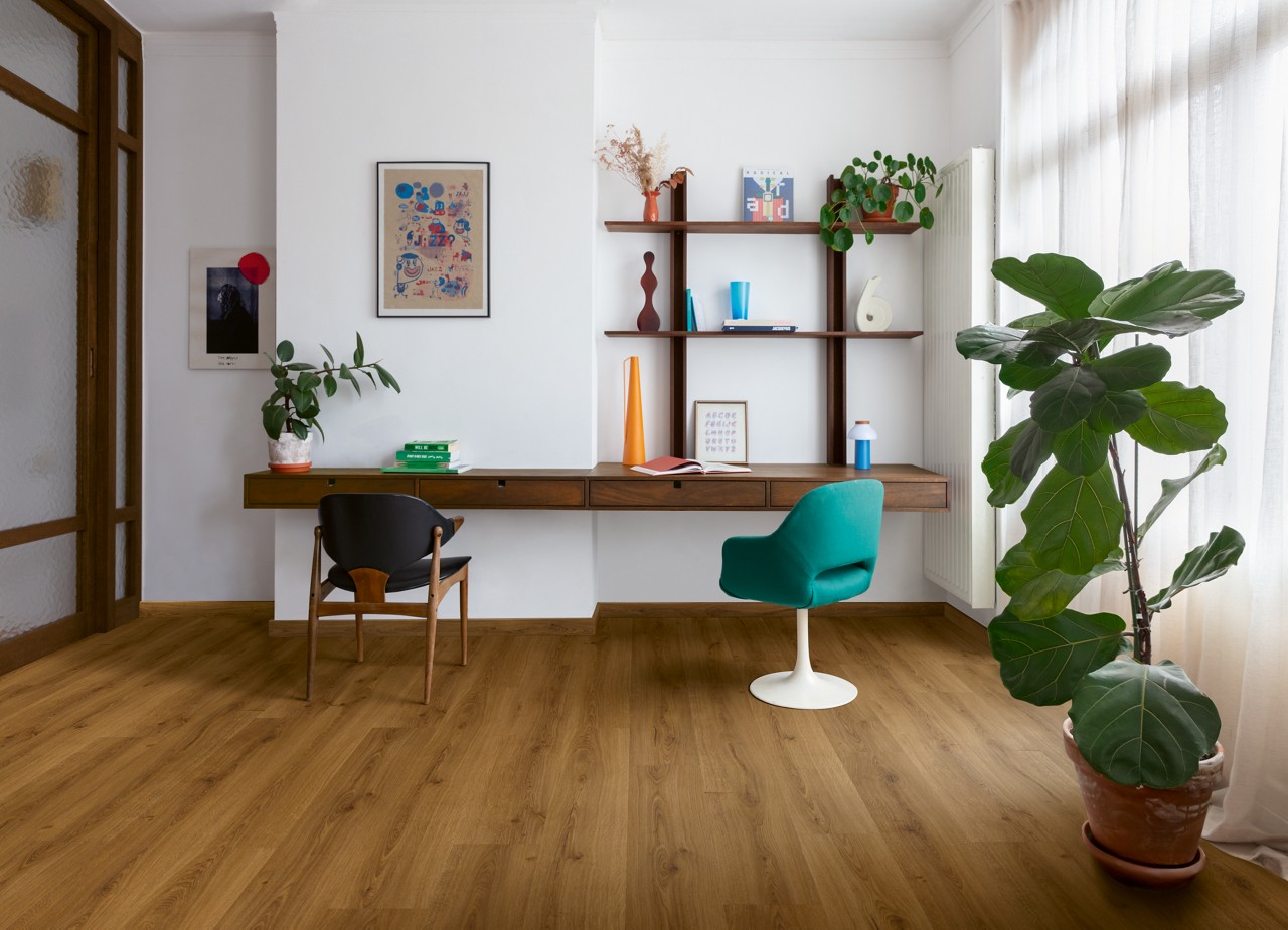 Quick-Step Bloom AVMPU40315 Botanische karamel eik – PVC – interieurfoto 14