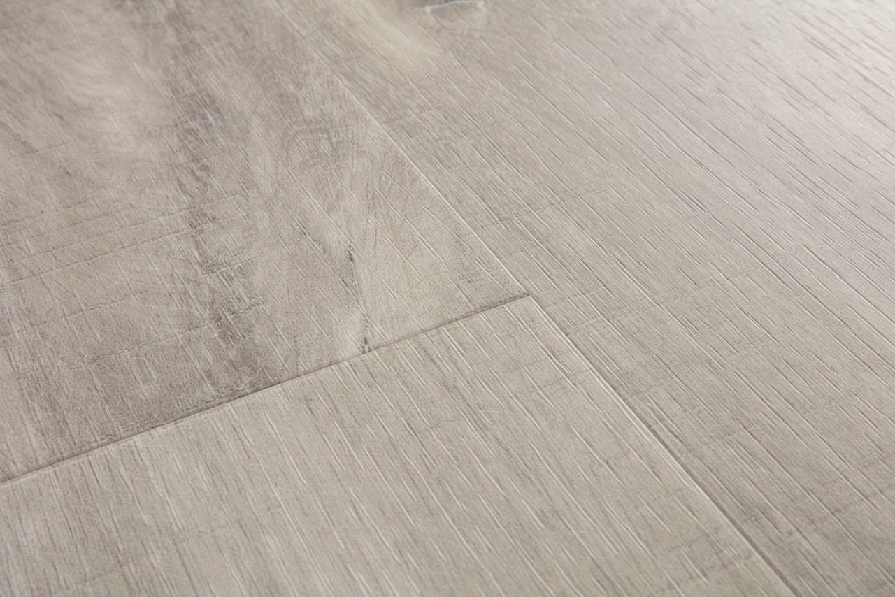 Quick-Step Blos AVSPU40030 Canyon grijze eik met zaagsneden – PVC – structuurdetail