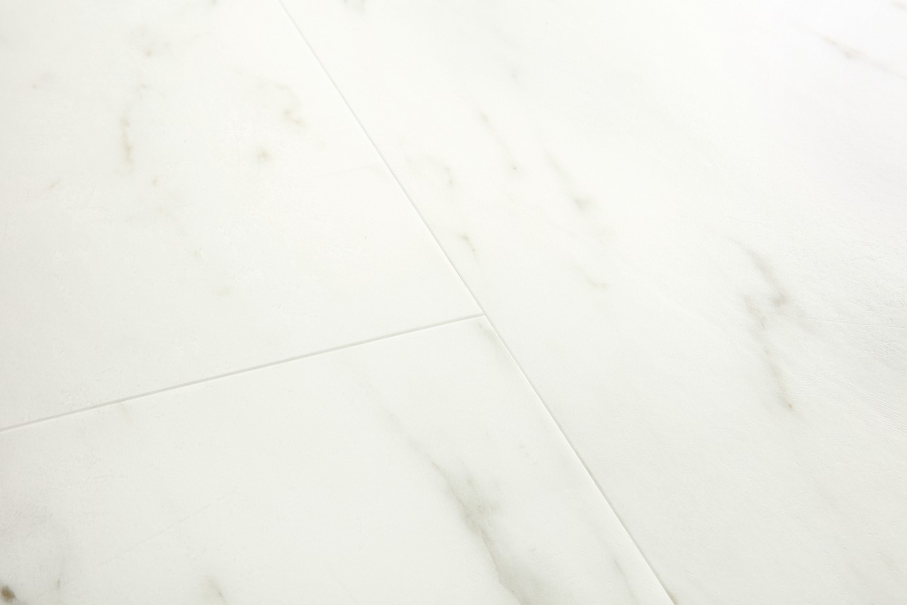 Quick-Step Oro AVSTU40136 Wit Carrara-marmer – PVC – structuurdetail