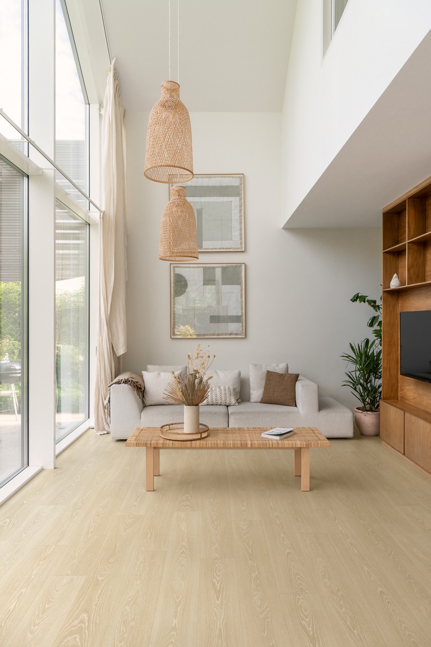 Quick-Step Classic CLM5799 Vorstige beige eik – laminaat – interieurfoto 2