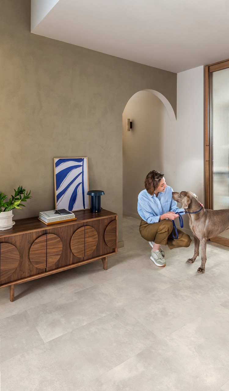 Quick-Step Muse MUS5491 Gevlekt beton – laminaat – interieurfoto 12