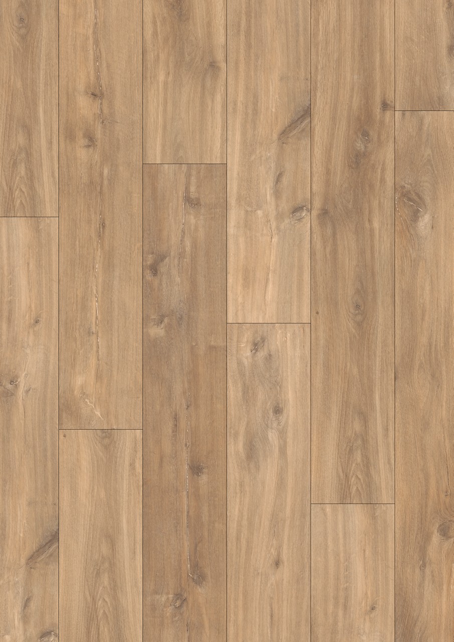 Quick-Step Classic Middernacht naturelle eik CLM1487, bovenaanzicht van het naturel eiken plankdecor.