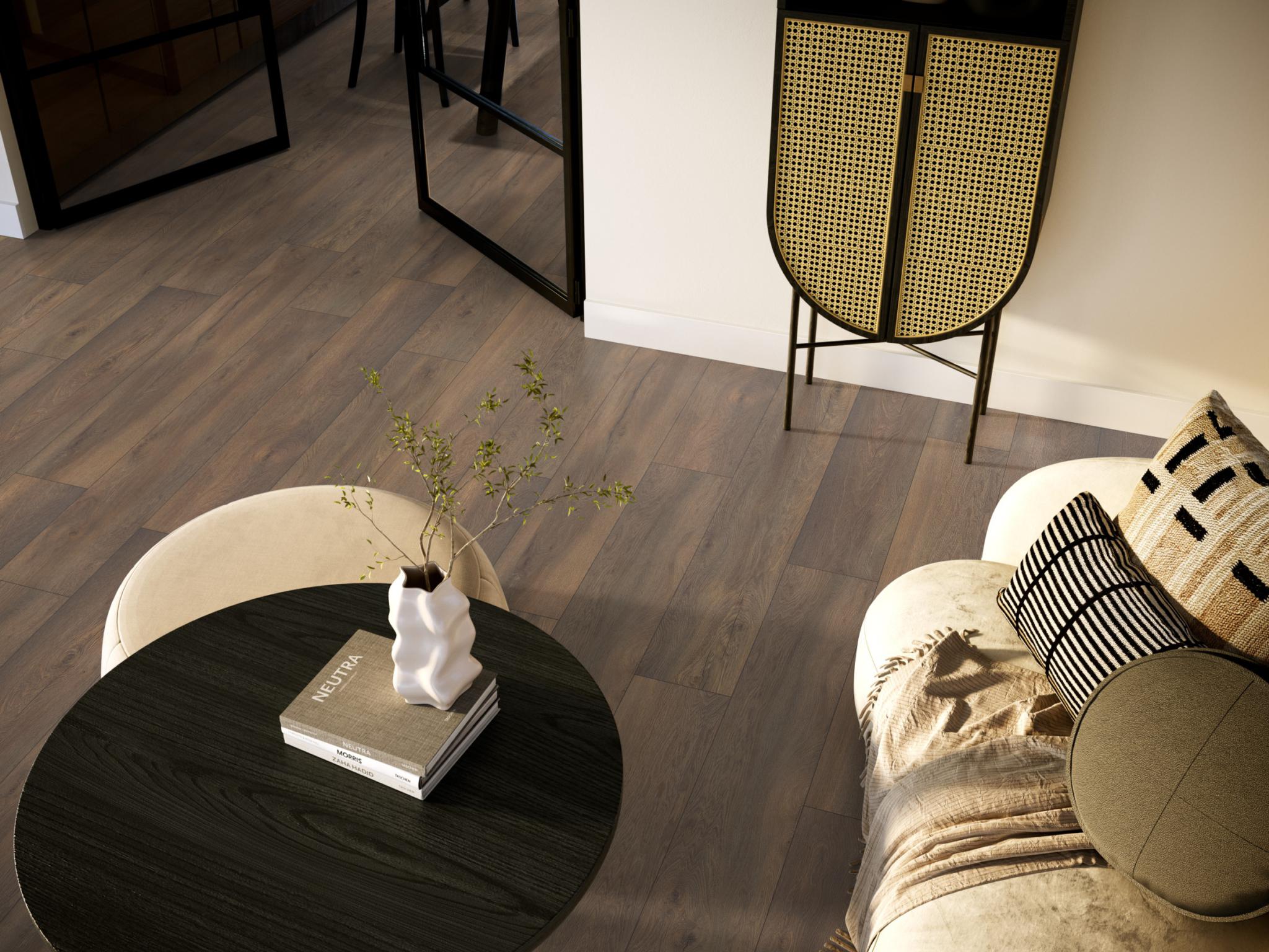 Laminaat Gigafloor Union Square Donkerbruin Eiken - Afbeelding 13