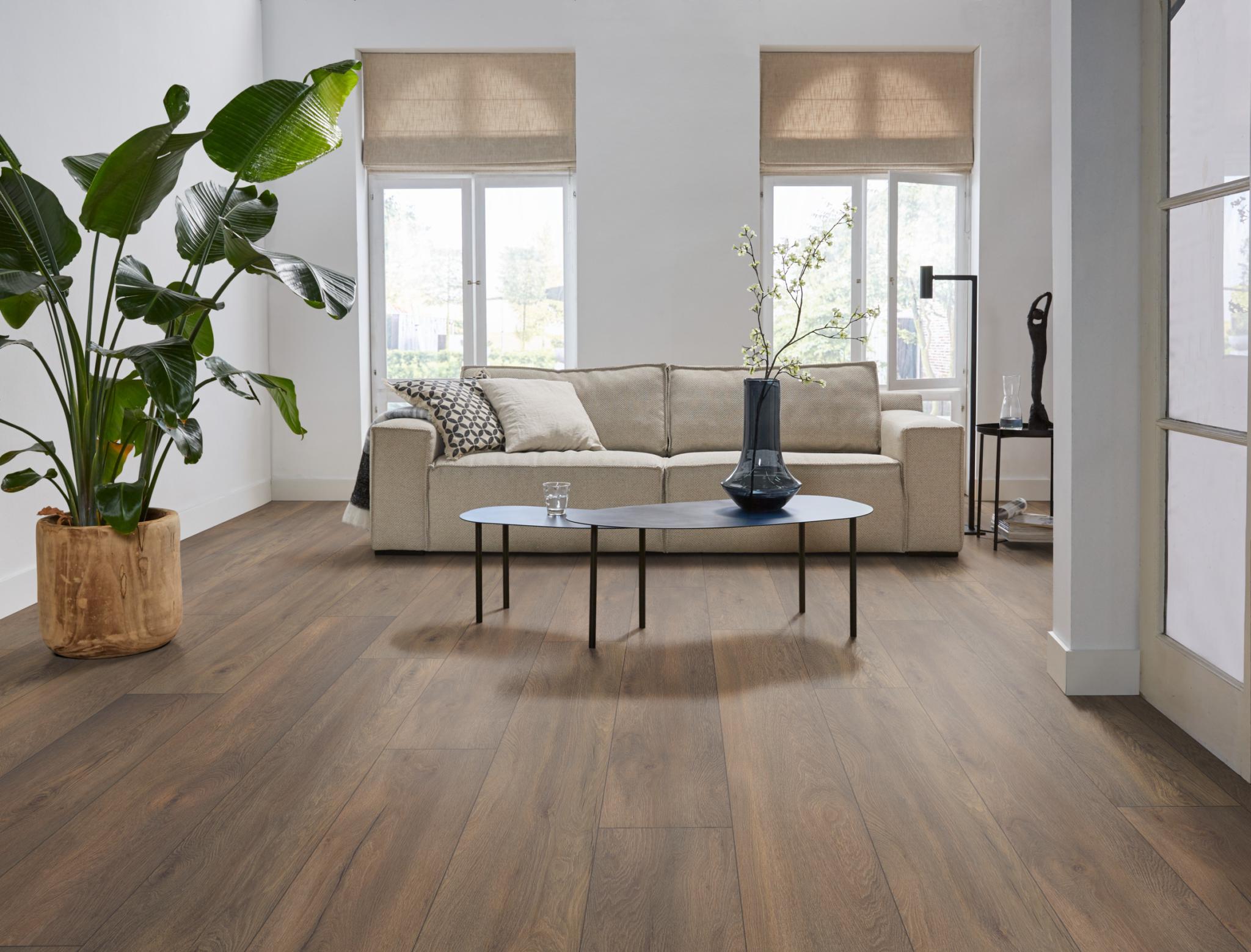 Laminaat Gigafloor Union Square Donkerbruin Eiken - Afbeelding 4