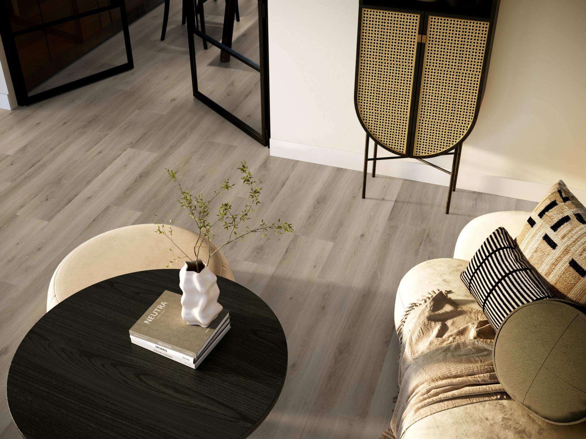 Laminaat Ambiant Ingelstad eiken grijs beige - Afbeelding 13