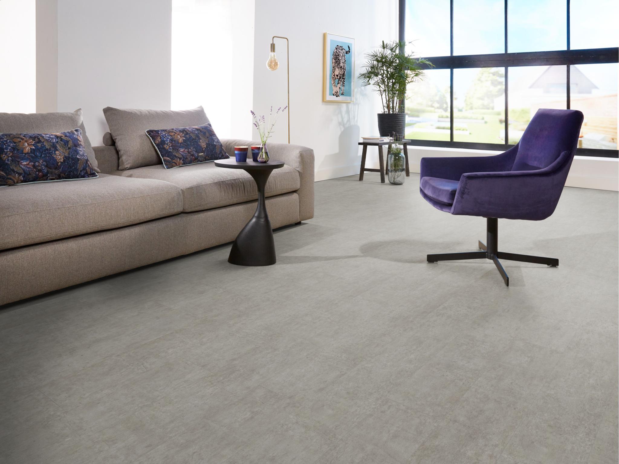 Laminaat Ambiant Detroit beton lichtgrijs tegel/betonlook - Afbeelding 23