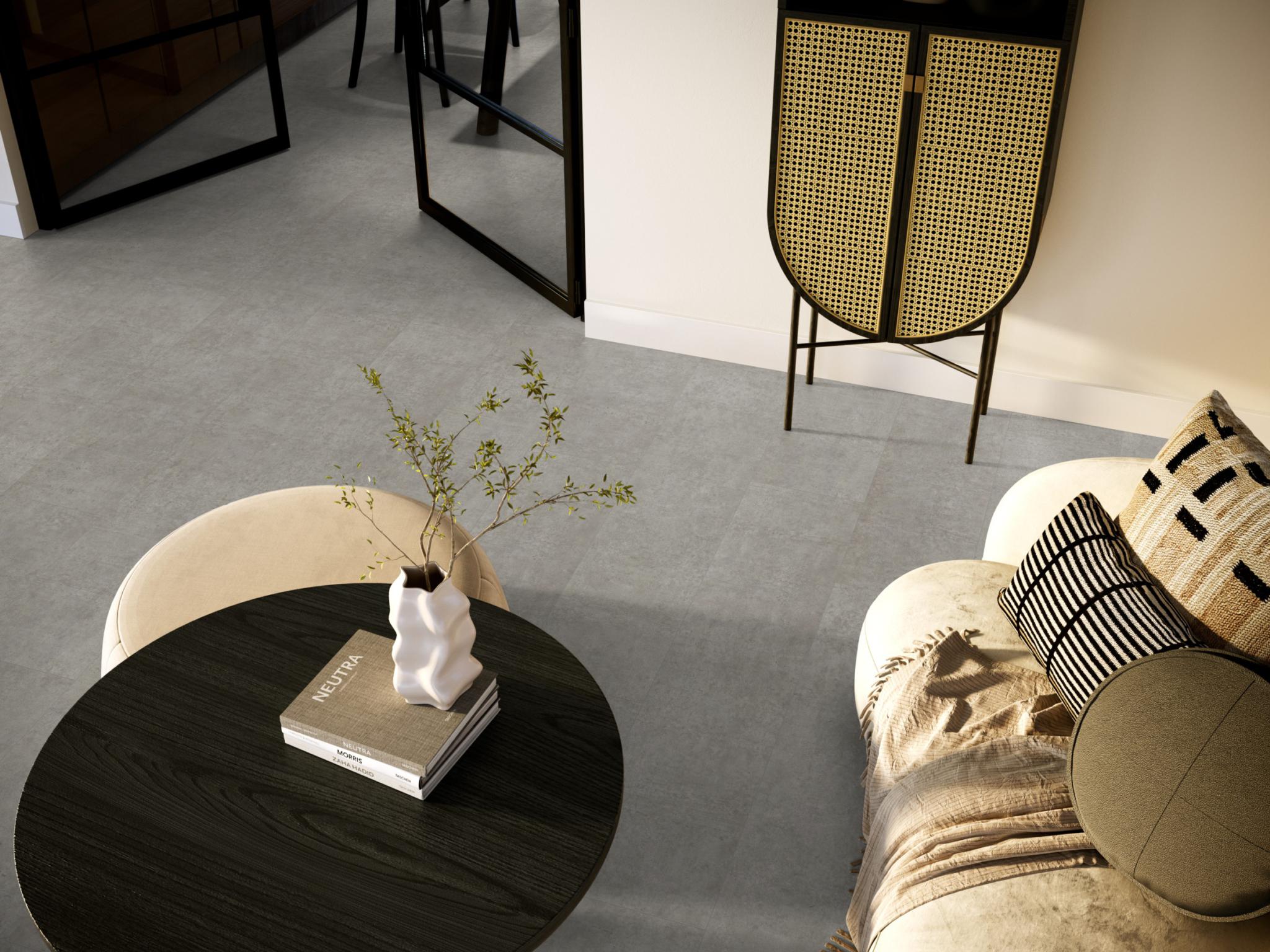 Laminaat Ambiant Detroit beton lichtgrijs tegel/betonlook - Afbeelding 13