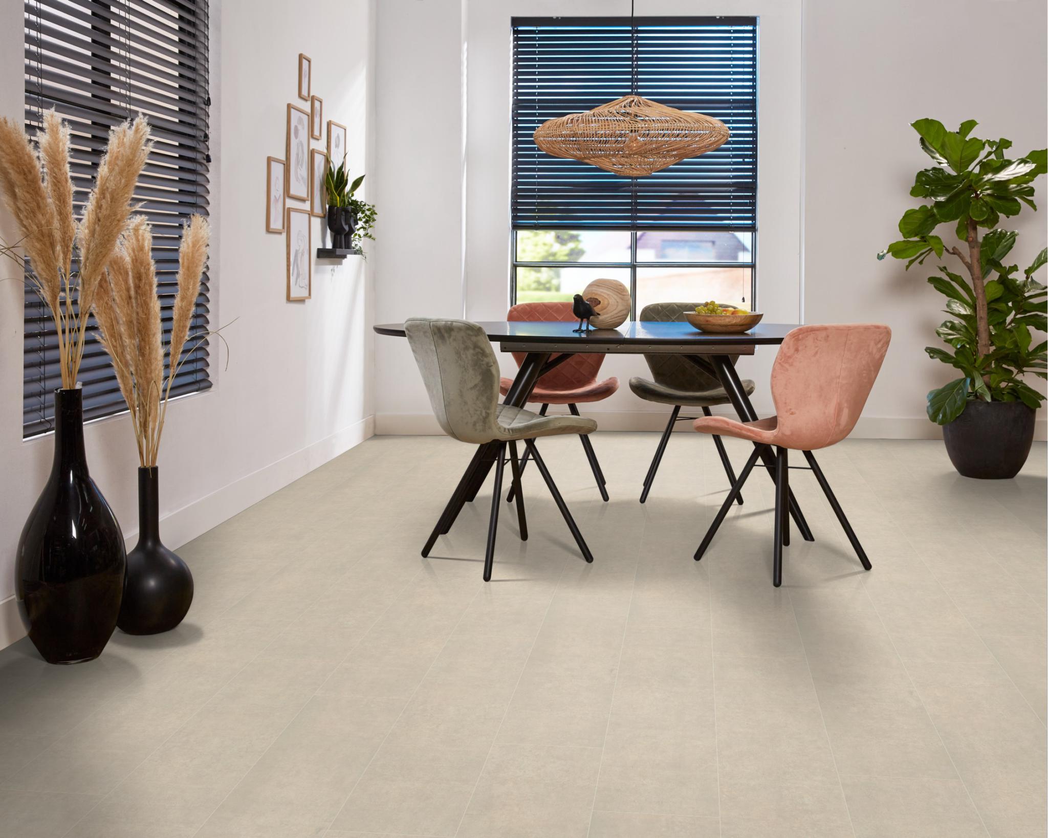 Laminaat Gigafloor Kingsbridge Beton Creme Tegel/Betonlook + legservice - Afbeelding 26