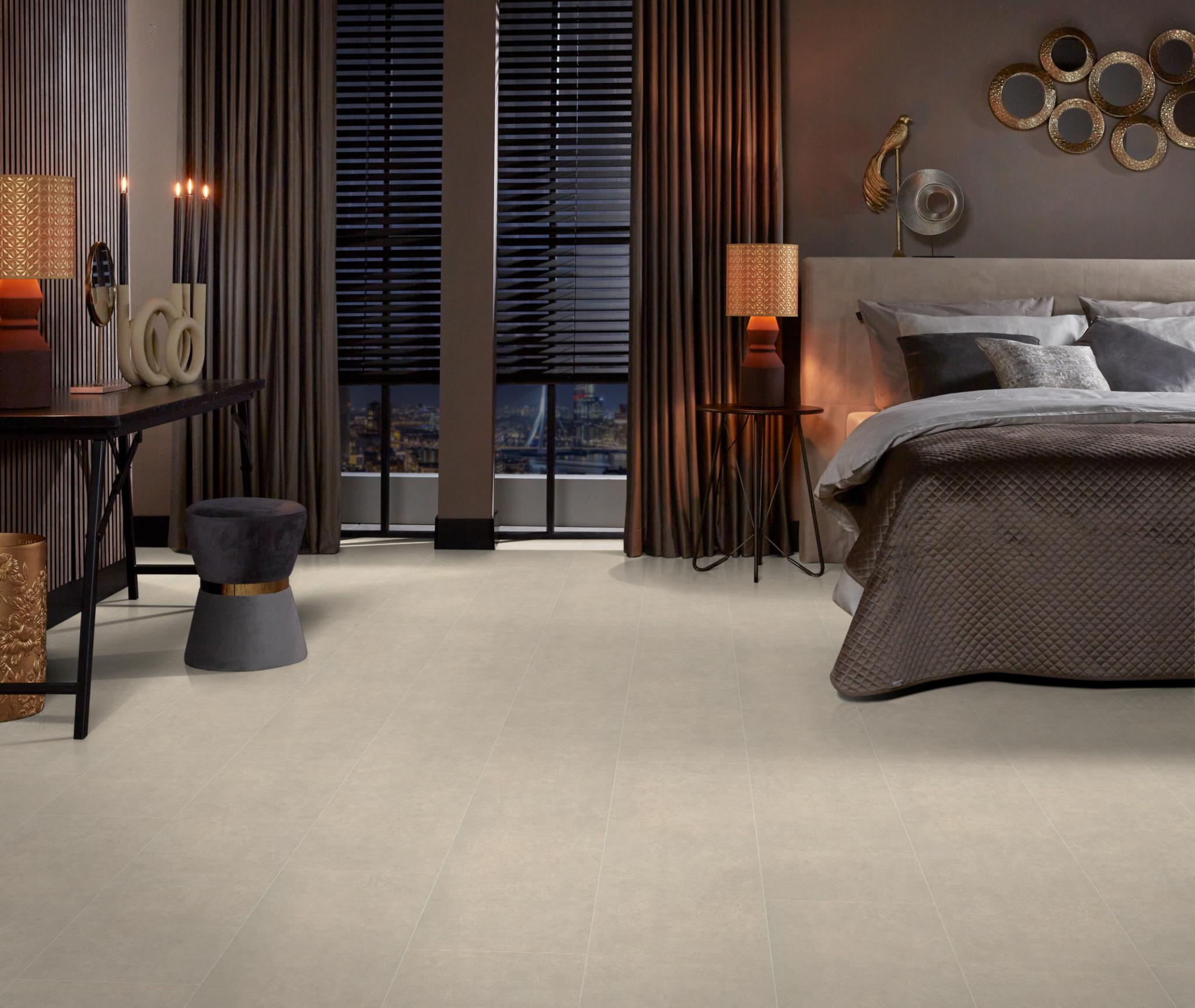 Laminaat Gigafloor Kingsbridge Beton Creme Tegel/Betonlook + legservice - Afbeelding 21