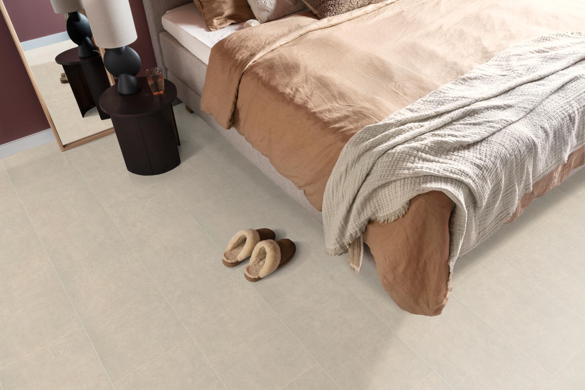 Laminaat Gigafloor Kingsbridge Beton Creme Tegel/Betonlook + legservice - Afbeelding 15