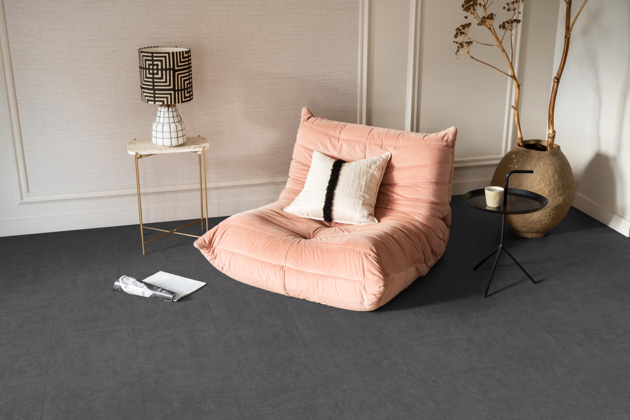 Laminaat Ambiant Detroit beton zwart tegel/betonlook - Afbeelding 17