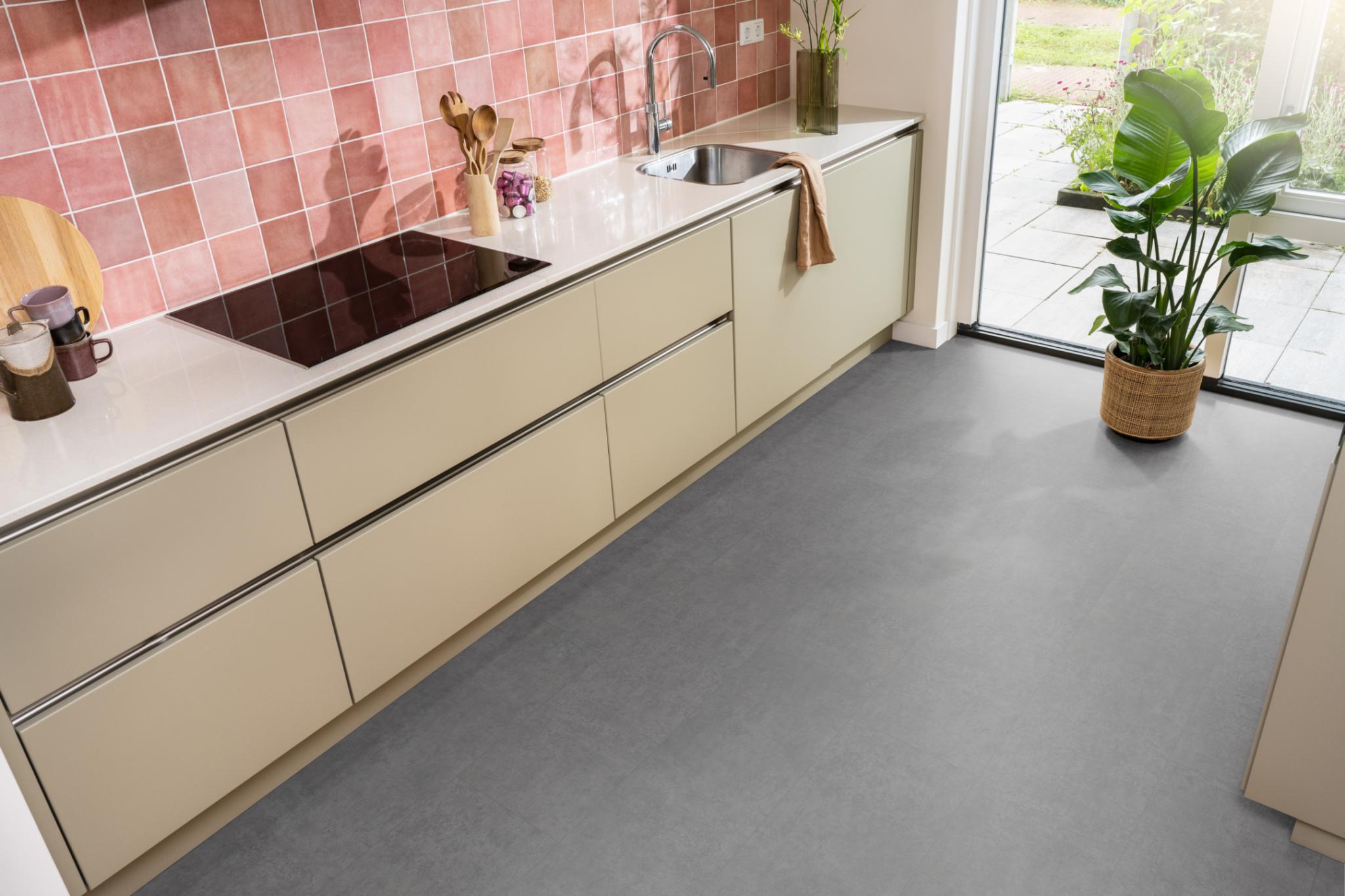 Laminaat Ambiant Detroit beton zwart tegel/betonlook - Afbeelding 12