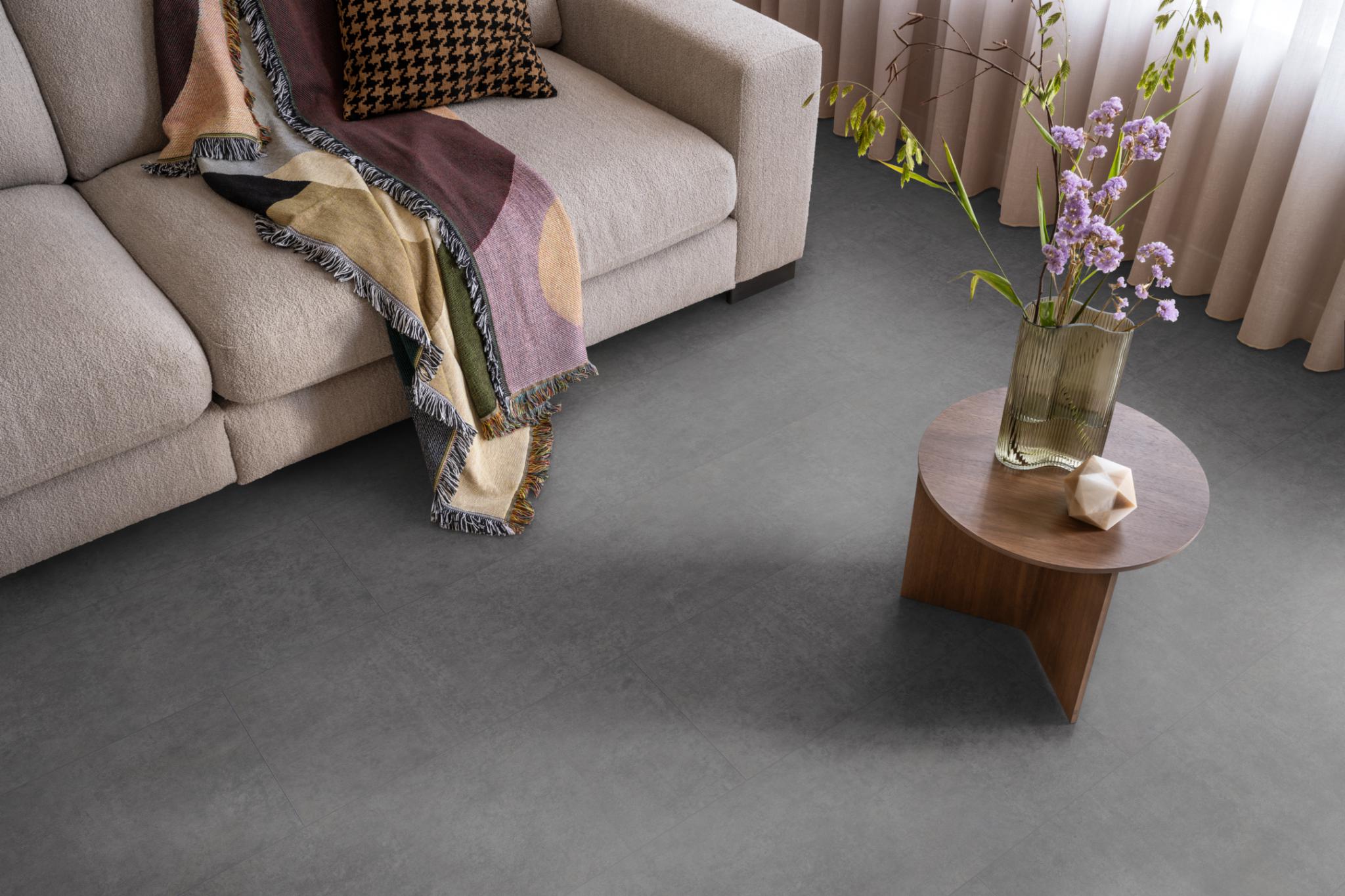 Laminaat Ambiant Detroit beton zwart tegel/betonlook - Afbeelding 11