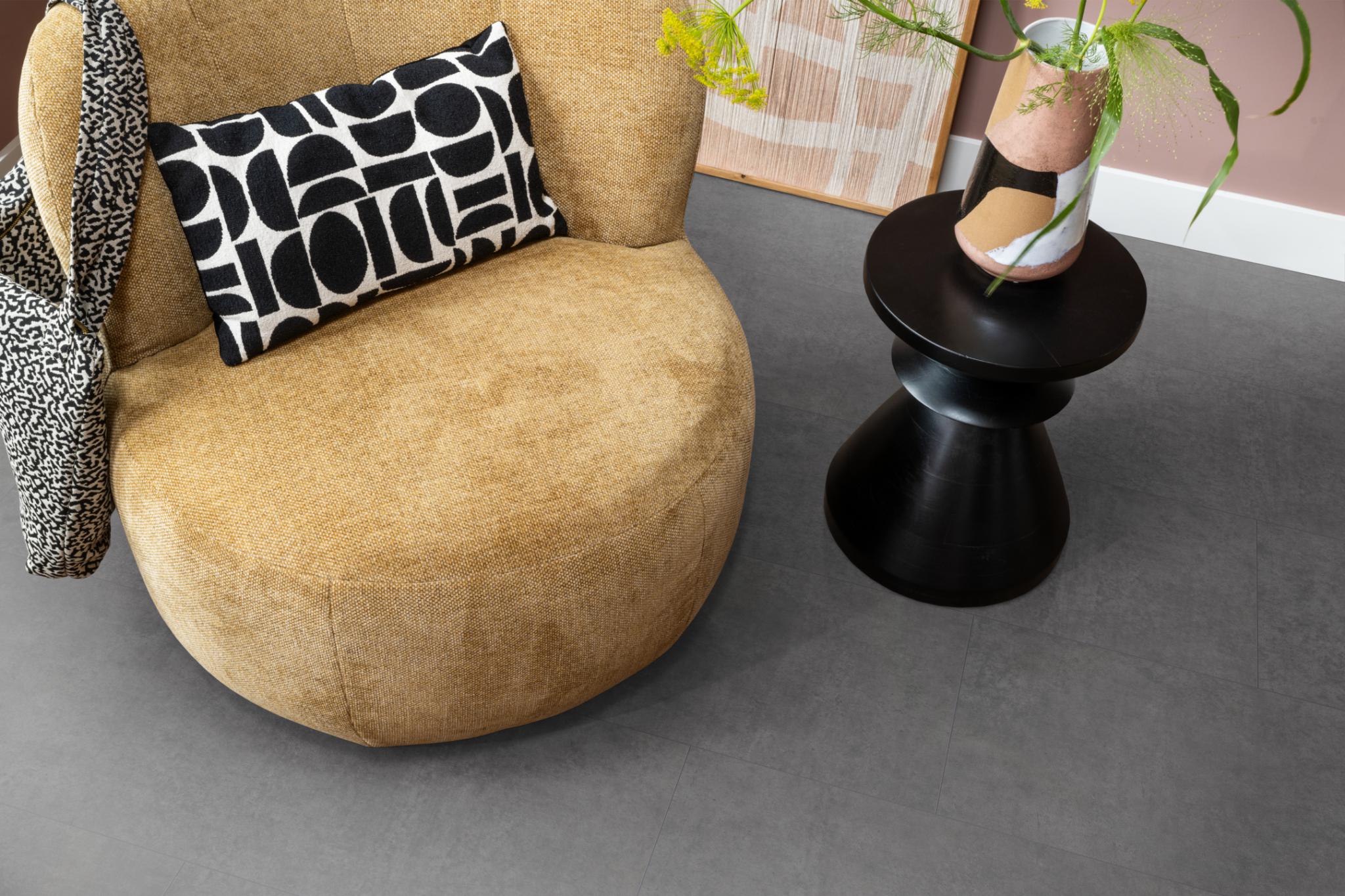 Laminaat Ambiant Detroit beton zwart tegel/betonlook - Afbeelding 10