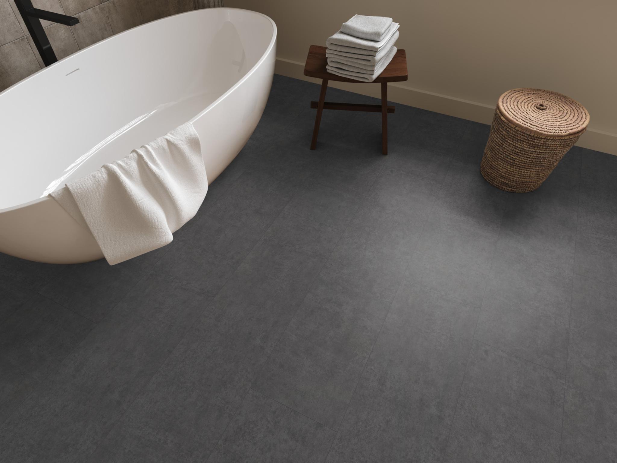 Laminaat Ambiant Detroit beton zwart tegel/betonlook - Afbeelding 8