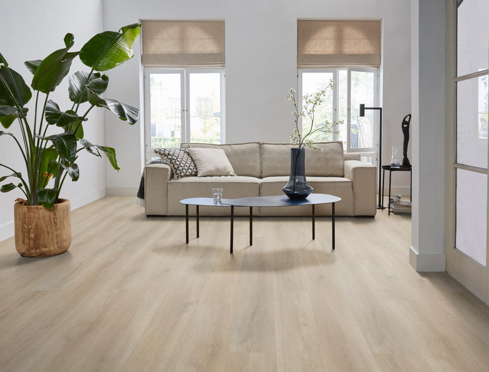 Laminaat Gigafloor Woodside Oak Beige Eiken - Afbeelding 4